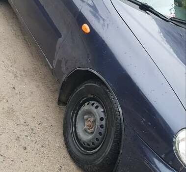 Синий Дэу Ланос, объемом двигателя 1.5 л и пробегом 200 тыс. км за 2100 $, фото 2 на Automoto.ua