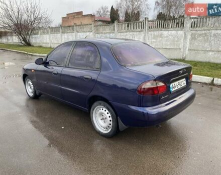 Синий Дэу Ланос, объемом двигателя 1.5 л и пробегом 212 тыс. км за 2350 $, фото 3 на Automoto.ua