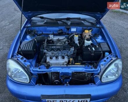 Синий Дэу Ланос, объемом двигателя 1.5 л и пробегом 230 тыс. км за 2400 $, фото 9 на Automoto.ua