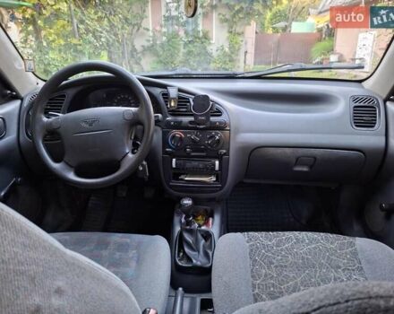 Синий Дэу Ланос, объемом двигателя 1.5 л и пробегом 201 тыс. км за 2600 $, фото 6 на Automoto.ua