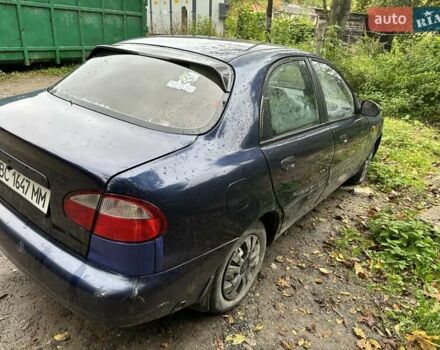 Синий Дэу Ланос, объемом двигателя 1.5 л и пробегом 263 тыс. км за 1200 $, фото 6 на Automoto.ua