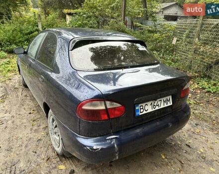 Синий Дэу Ланос, объемом двигателя 1.5 л и пробегом 263 тыс. км за 1200 $, фото 8 на Automoto.ua