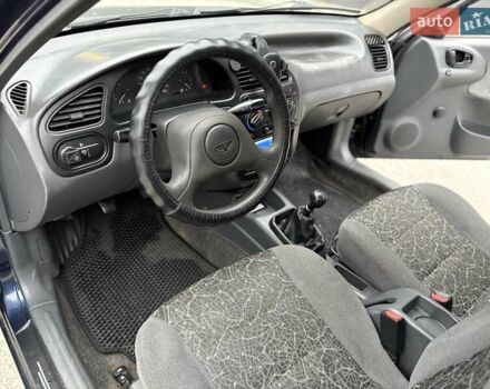 Синий Дэу Ланос, объемом двигателя 1.5 л и пробегом 219 тыс. км за 1350 $, фото 11 на Automoto.ua