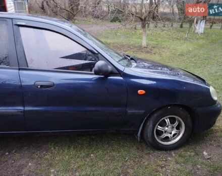Синий Дэу Ланос, объемом двигателя 1.5 л и пробегом 217 тыс. км за 2200 $, фото 1 на Automoto.ua