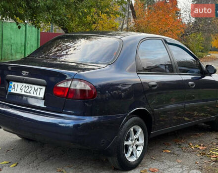 Синий Дэу Ланос, объемом двигателя 1.45 л и пробегом 211 тыс. км за 2600 $, фото 5 на Automoto.ua