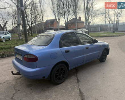 Синий Дэу Ланос, объемом двигателя 1.5 л и пробегом 180 тыс. км за 1500 $, фото 3 на Automoto.ua