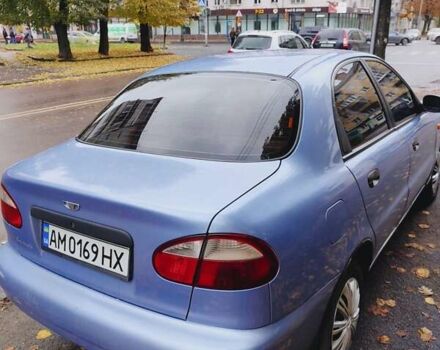 Синий Дэу Ланос, объемом двигателя 1.5 л и пробегом 300 тыс. км за 1450 $, фото 1 на Automoto.ua