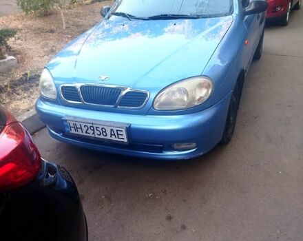 Синий Дэу Ланос, объемом двигателя 1.5 л и пробегом 223 тыс. км за 2500 $, фото 1 на Automoto.ua