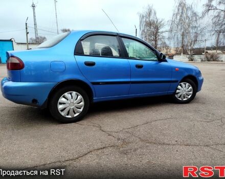 Синий Дэу Ланос, объемом двигателя 1.5 л и пробегом 193 тыс. км за 1850 $, фото 10 на Automoto.ua