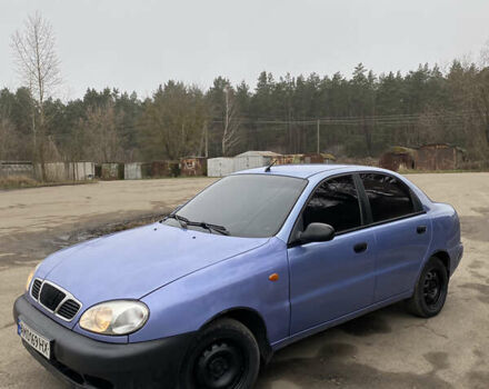 Синий Дэу Ланос, объемом двигателя 1.5 л и пробегом 311 тыс. км за 950 $, фото 1 на Automoto.ua