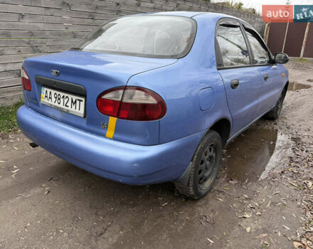 Синий Дэу Ланос, объемом двигателя 1.3 л и пробегом 224 тыс. км за 1490 $, фото 6 на Automoto.ua