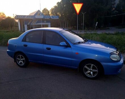 Синий Дэу Ланос, объемом двигателя 1.4 л и пробегом 230 тыс. км за 2160 $, фото 6 на Automoto.ua