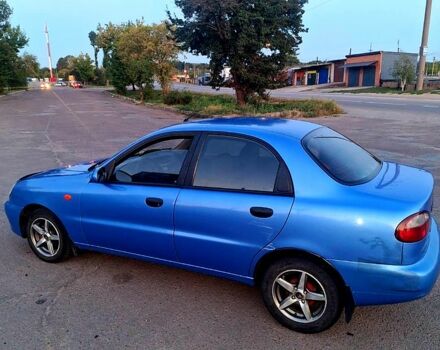 Синий Дэу Ланос, объемом двигателя 1.4 л и пробегом 230 тыс. км за 2160 $, фото 3 на Automoto.ua