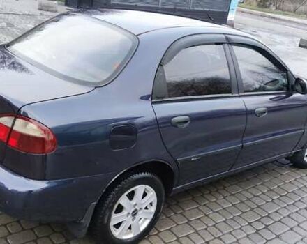 Синий Дэу Ланос, объемом двигателя 1.5 л и пробегом 194 тыс. км за 2593 $, фото 4 на Automoto.ua