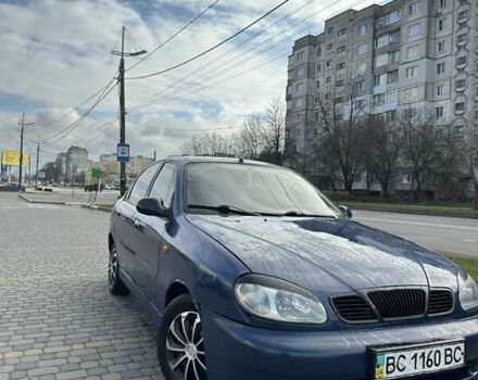Синий Дэу Ланос, объемом двигателя 1.5 л и пробегом 145 тыс. км за 1899 $, фото 2 на Automoto.ua