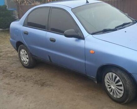 Синий Дэу Ланос, объемом двигателя 1.5 л и пробегом 157 тыс. км за 1550 $, фото 3 на Automoto.ua