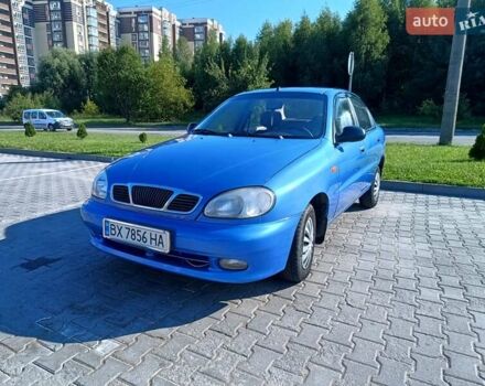 Синий Дэу Ланос, объемом двигателя 1.5 л и пробегом 248 тыс. км за 2200 $, фото 4 на Automoto.ua