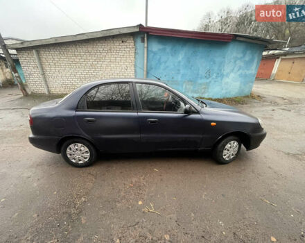 Синий Дэу Ланос, объемом двигателя 1.5 л и пробегом 245 тыс. км за 1650 $, фото 3 на Automoto.ua