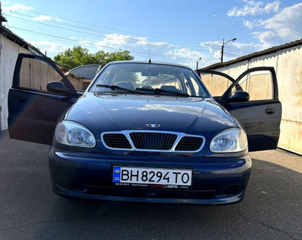 Синий Дэу Ланос, объемом двигателя 1.5 л и пробегом 180 тыс. км за 2800 $, фото 2 на Automoto.ua