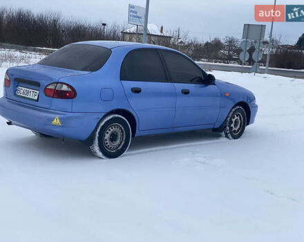 Синий Дэу Ланос, объемом двигателя 1.5 л и пробегом 230 тыс. км за 1750 $, фото 3 на Automoto.ua