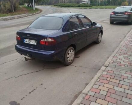 Синий Дэу Ланос, объемом двигателя 1.5 л и пробегом 295 тыс. км за 2400 $, фото 5 на Automoto.ua