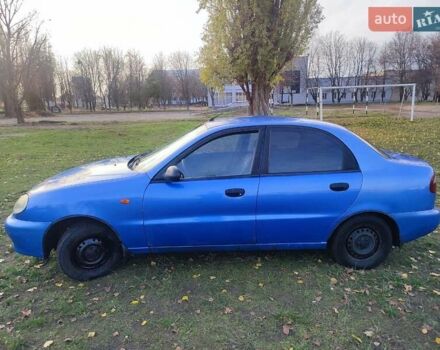 Синій Деу Ланос, об'ємом двигуна 1.5 л та пробігом 188 тис. км за 2000 $, фото 1 на Automoto.ua