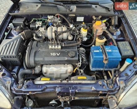 Синий Дэу Ланос, объемом двигателя 1.6 л и пробегом 125 тыс. км за 1600 $, фото 3 на Automoto.ua