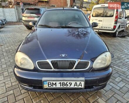 Синий Дэу Ланос, объемом двигателя 1.6 л и пробегом 125 тыс. км за 1600 $, фото 4 на Automoto.ua