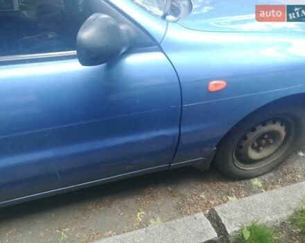 Синий Дэу Ланос, объемом двигателя 1.6 л и пробегом 135 тыс. км за 2000 $, фото 1 на Automoto.ua