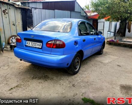 Синий Дэу Ланос, объемом двигателя 1.5 л и пробегом 0 тыс. км за 1450 $, фото 4 на Automoto.ua