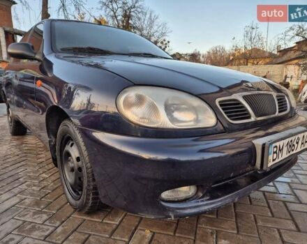 Синий Дэу Ланос, объемом двигателя 1.6 л и пробегом 125 тыс. км за 1600 $, фото 5 на Automoto.ua