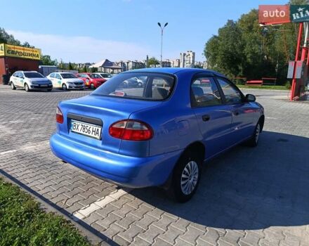 Синий Дэу Ланос, объемом двигателя 1.5 л и пробегом 248 тыс. км за 2200 $, фото 1 на Automoto.ua