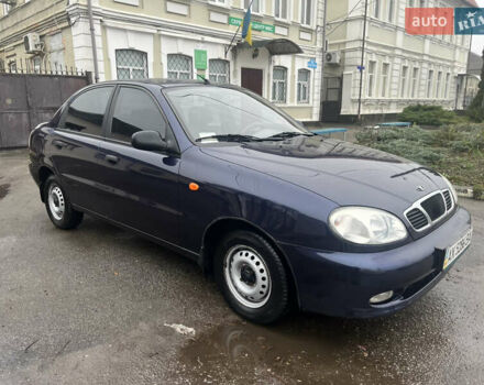Синий Дэу Ланос, объемом двигателя 1.5 л и пробегом 123 тыс. км за 2300 $, фото 7 на Automoto.ua