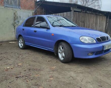 Синий Дэу Ланос, объемом двигателя 1.5 л и пробегом 97 тыс. км за 2900 $, фото 7 на Automoto.ua