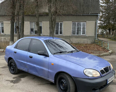 Синий Дэу Ланос, объемом двигателя 1.5 л и пробегом 311 тыс. км за 950 $, фото 5 на Automoto.ua