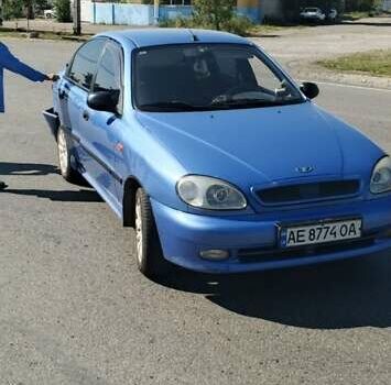 Синий Дэу Ланос, объемом двигателя 1.5 л и пробегом 205 тыс. км за 1000 $, фото 2 на Automoto.ua
