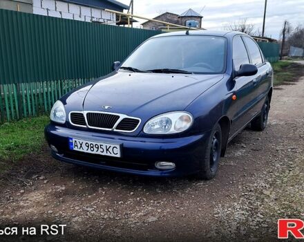 Синий Дэу Ланос, объемом двигателя 1.5 л и пробегом 147 тыс. км за 3000 $, фото 2 на Automoto.ua