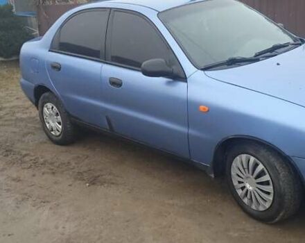 Синий Дэу Ланос, объемом двигателя 1.5 л и пробегом 157 тыс. км за 1550 $, фото 2 на Automoto.ua