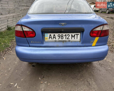 Синий Дэу Ланос, объемом двигателя 1.4 л и пробегом 224 тыс. км за 1390 $, фото 4 на Automoto.ua
