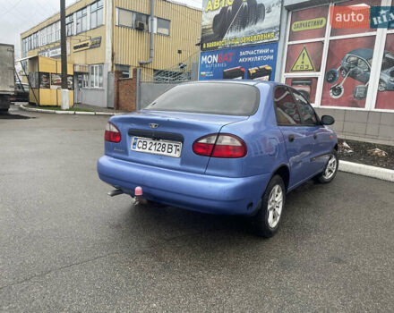 Синий Дэу Ланос, объемом двигателя 1.5 л и пробегом 220 тыс. км за 2300 $, фото 2 на Automoto.ua