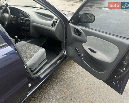 Синий Дэу Ланос, объемом двигателя 1.5 л и пробегом 123 тыс. км за 2300 $, фото 15 на Automoto.ua