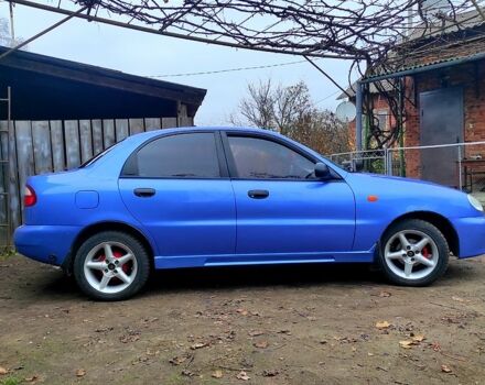 Синий Дэу Ланос, объемом двигателя 1.5 л и пробегом 97 тыс. км за 3500 $, фото 2 на Automoto.ua