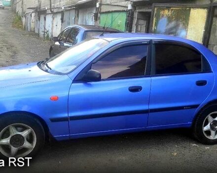 Синий Дэу Ланос, объемом двигателя 1.5 л и пробегом 212 тыс. км за 2600 $, фото 4 на Automoto.ua