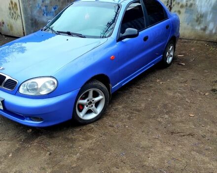 Синий Дэу Ланос, объемом двигателя 1.5 л и пробегом 97 тыс. км за 3500 $, фото 7 на Automoto.ua