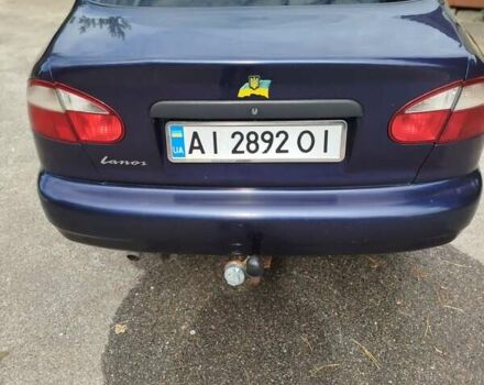 Синий Дэу Ланос, объемом двигателя 1.5 л и пробегом 290 тыс. км за 2600 $, фото 1 на Automoto.ua