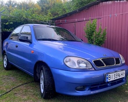 Дэу Ланос 2007 в Зенькове на Automoto.ua Синий Дэу Ланос, объемом двигателя 1.5 л и пробегом 154 тыс. км за 2250 $, фото 1 на Automoto.ua