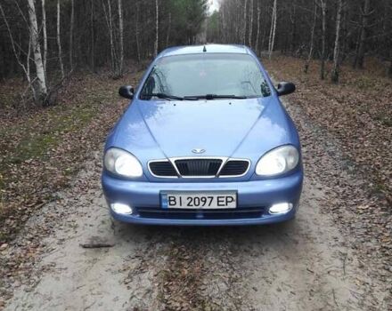 Синий Дэу Ланос, объемом двигателя 1.5 л и пробегом 97 тыс. км за 3500 $, фото 2 на Automoto.ua