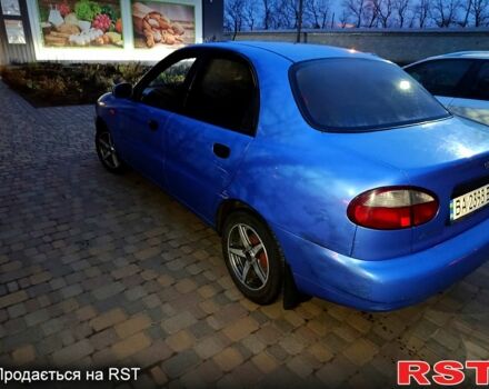 Синий Дэу Ланос, объемом двигателя 1.4 л и пробегом 230 тыс. км за 2160 $, фото 2 на Automoto.ua