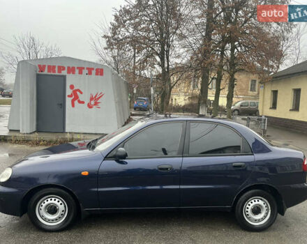 Синий Дэу Ланос, объемом двигателя 1.5 л и пробегом 123 тыс. км за 2300 $, фото 2 на Automoto.ua