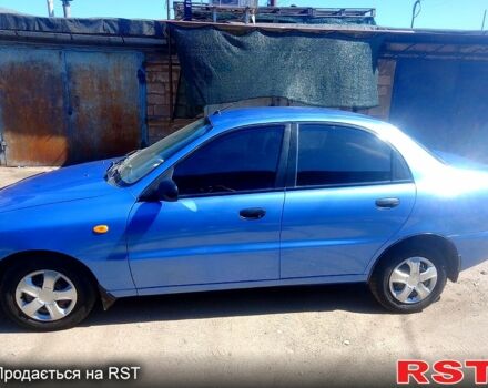 Синий Дэу Ланос, объемом двигателя 1.5 л и пробегом 280 тыс. км за 2100 $, фото 2 на Automoto.ua